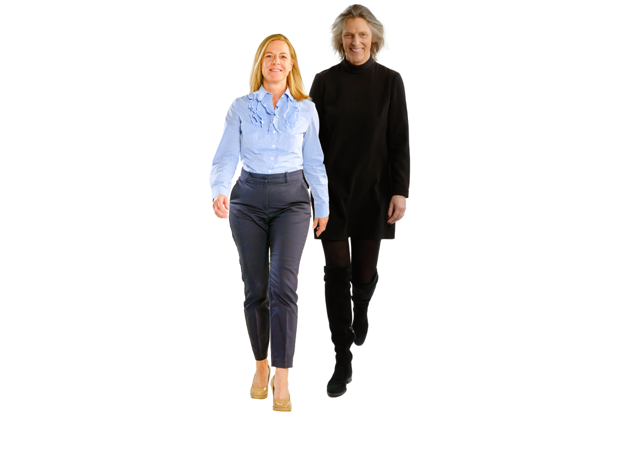 Office managers Greet van Belle en Silvy Dewith